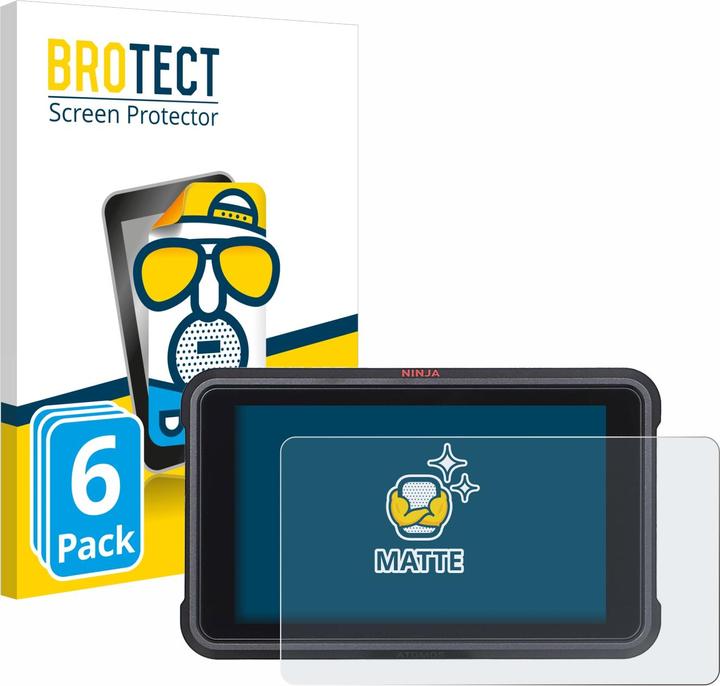 Actual product image BROTECT Anti-glare screen protector matt (6 Piece, Ninja V)
