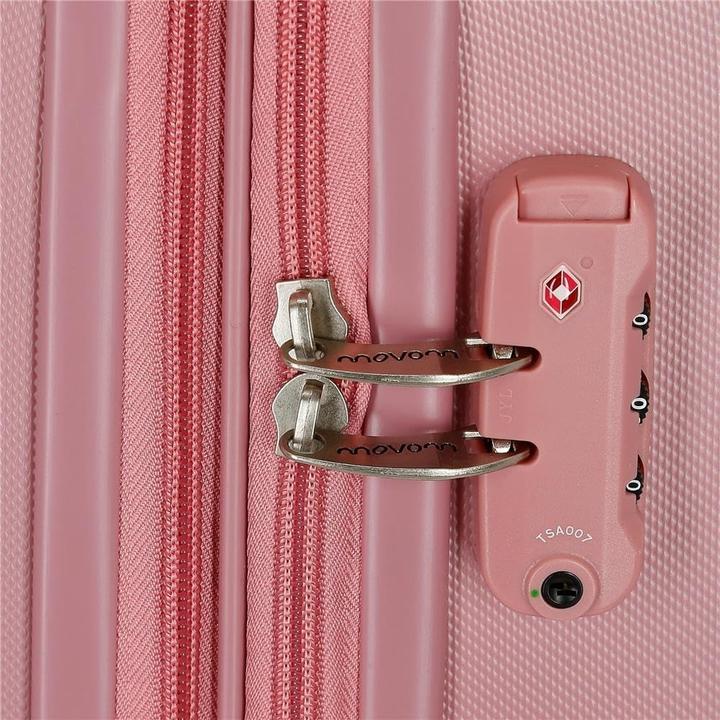Actual product image Movom Riga Suitcase Set with Spinner Wheels and Combination Locks