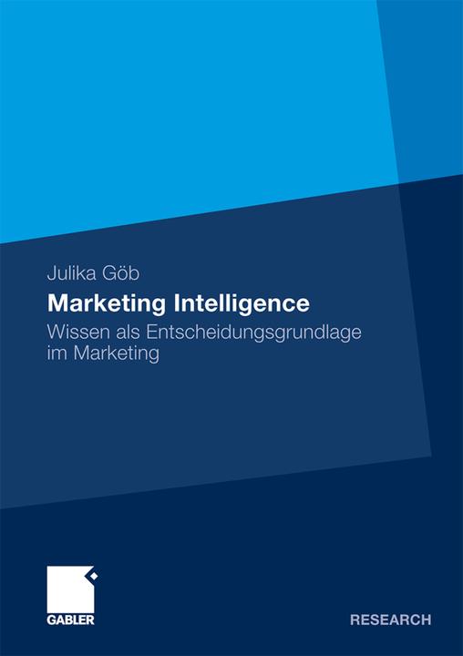 Produktbild Marketing Intelligence (Julika Göb, 2010)