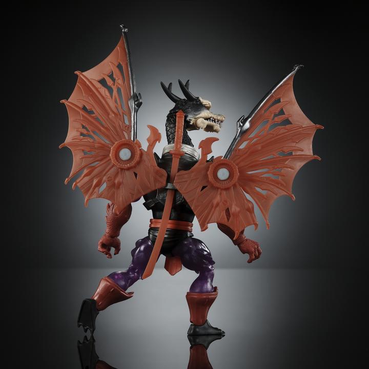 Actual product image Mattel MOTU x TMNT: Turtles of Grayskull action figure Mutated Ninjor 14 cm