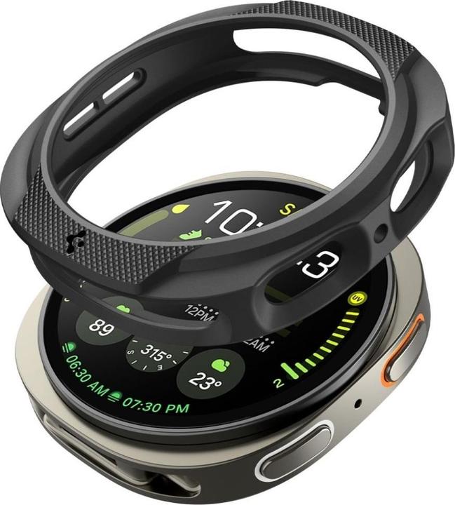 Actual product image Spigen - Liquid Air - Samsung Galaxy Watch8 44mm - Matte Black