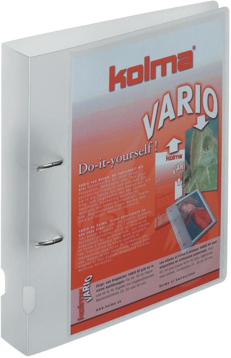 Immagine prodotto Kolma Raccoglitore ad anelli Vario A4 2 anelli altezza di riempimento 4 cm incolore (A4, 40 mm, 1 Pezzo/i)
