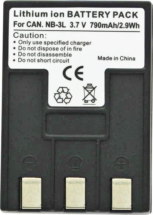 Produktbild Canon Akku NB-3L, Digital IXUSi, IXY Digital, Powershot SD550 (Kamera Akku)