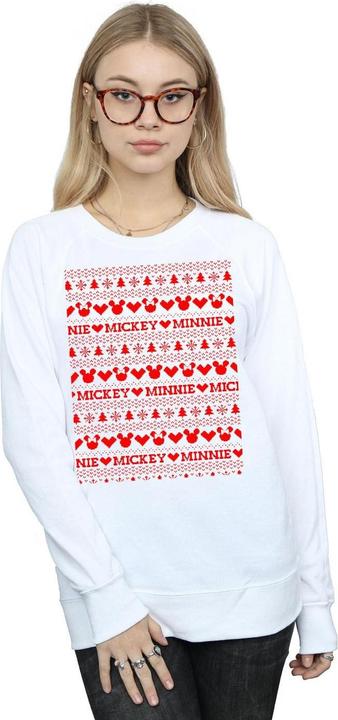 Immagine prodotto Disney Mickey And Minnie Christmas Fair Isle Felpa Donna (XXL)