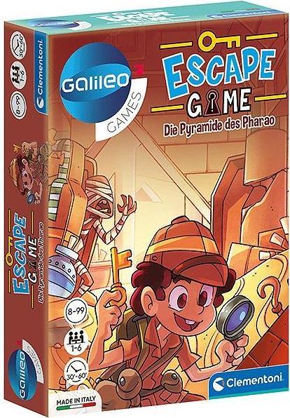 Actual product image Clementoni Galileo Escape The Pyramid of the Pharaoh (German)