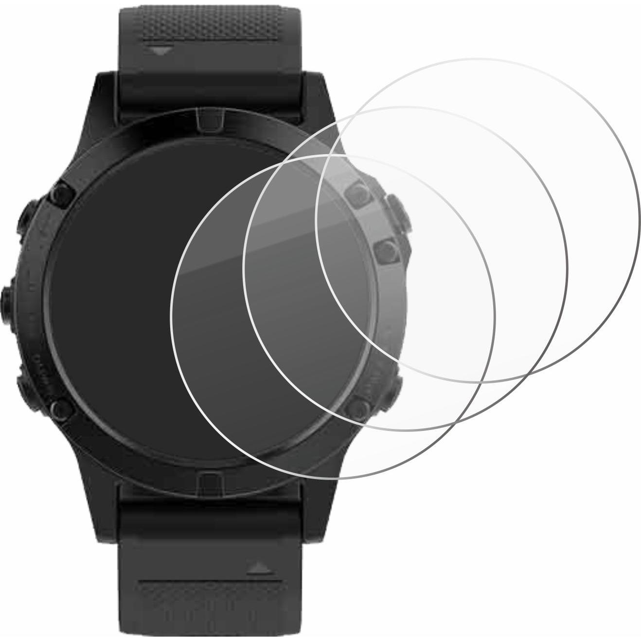 Thumbnail - Savvies Panzerglas Hartglas Displayschutz, Smartwatch Schutzfolie, Transparent