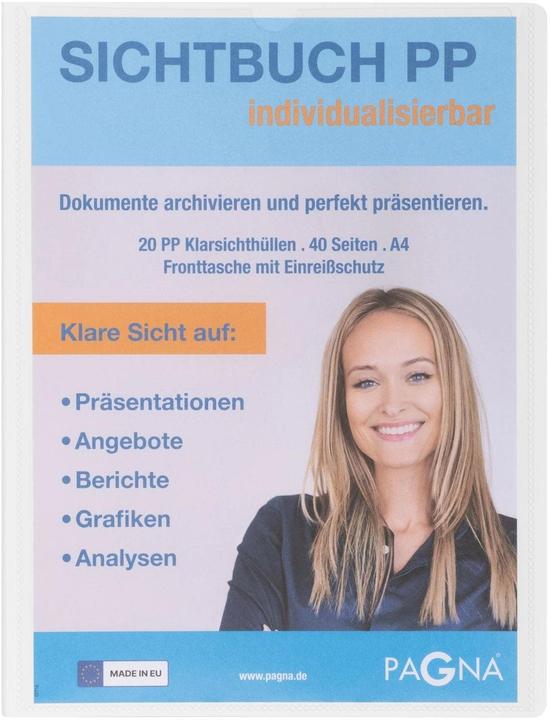Pagna Office Sichtbuch DIN A4, 20 Hüllen weiss (A4, 1x)