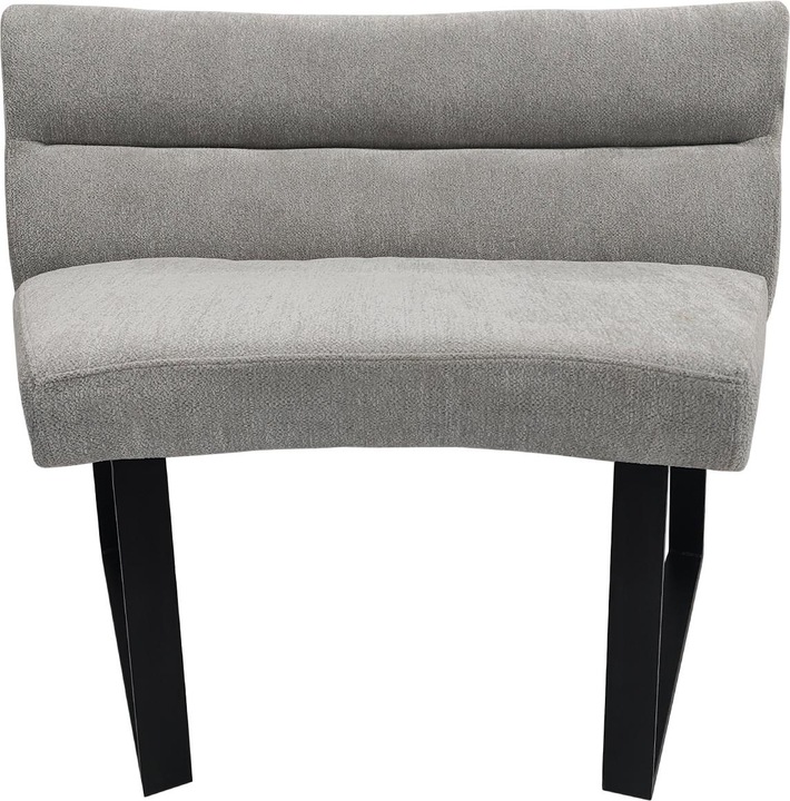 Produktbild HTI-Living Runde Bank Liron Grau (108 cm)