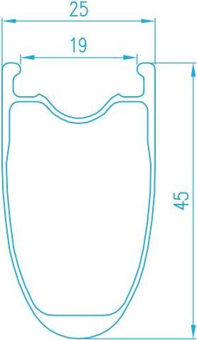 Produktbild MGA Alexrims ALX845d Road -Räder, Kohlenstoff, 700 ° C, 45 mm Kegel, tubeless Bereit, Scheibe fehlen Mit (Hinterrad, 28")