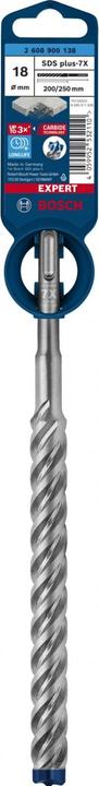 Immagine prodotto Bosch Professional Zubehör Trapano a percussione Expert SDS plus-7X, 18 x 200 x 250 mm (18 millimetri)