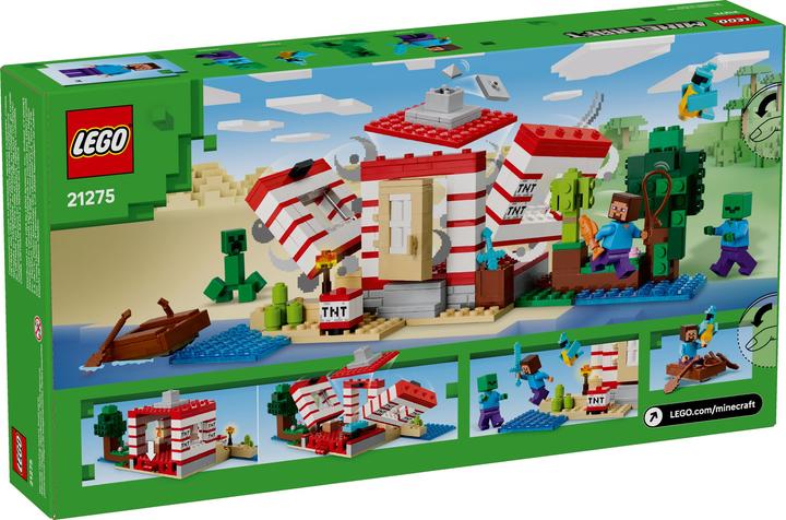 Immagine prodotto LEGO Das TNT-Dschungelhaus (21275, LEGO Minecraft)