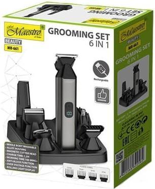 Produktbild Maestro Zestaw do strzyżenia włosów 6w1 USB MR-661