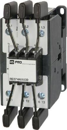 Actual product image RS PRO Power contactor 230 V coil, 3 400 V / 62 A 50 kVA