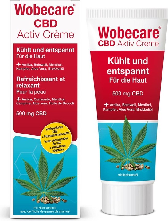 Produktbild Wobecare CBD Activ Creme Creme (1 x, 100 ml, 126 g)