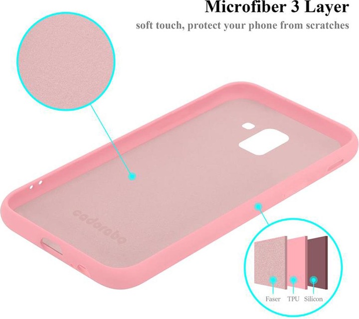 Produktbild Cadorabo TPU Liquid Silicone Case Cover (Samsung Galaxy J6 (2018))