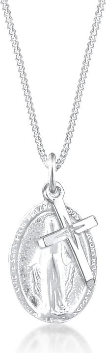 Elli Marienbild Kreuz Konfirmation Kommunion (Sterling Silber, 45 cm)