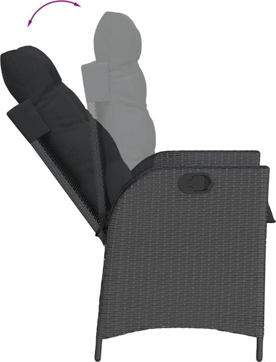 Produktbild vidaXL Garten Essgruppe (90 x 90 x 75 cm)