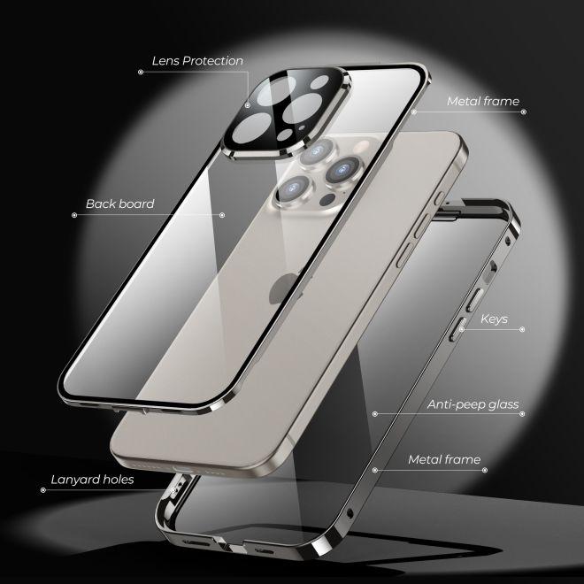 Produktbild MU Classic 360 Grad Hülle Privacy Locking Edition (Apple iPhone 15 Plus)