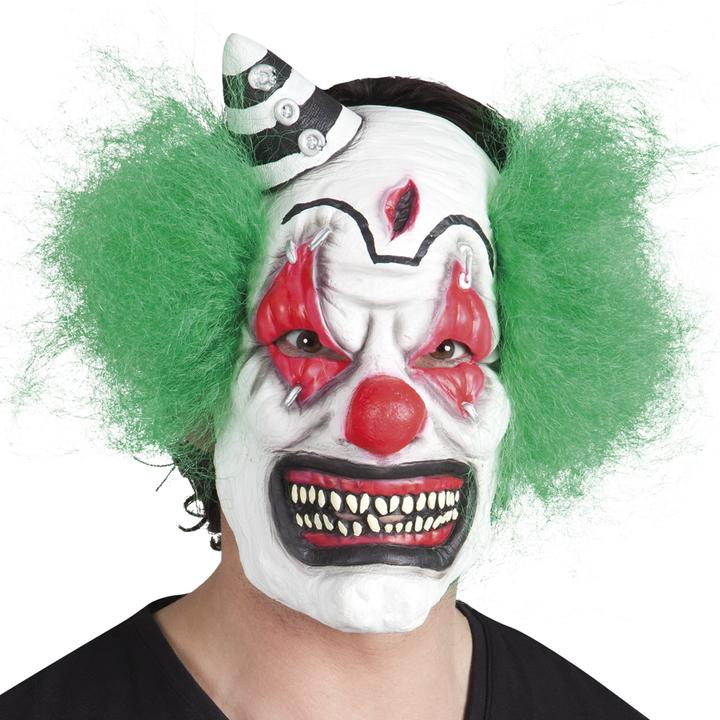 Immagine prodotto Boland Maschera in lattice da clown assassino: con capelli