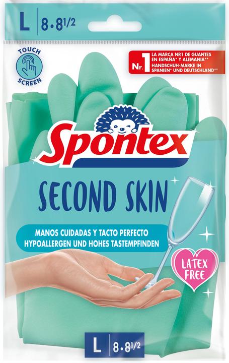 Spontex Second Skin Handschuhe Grösse L (L)