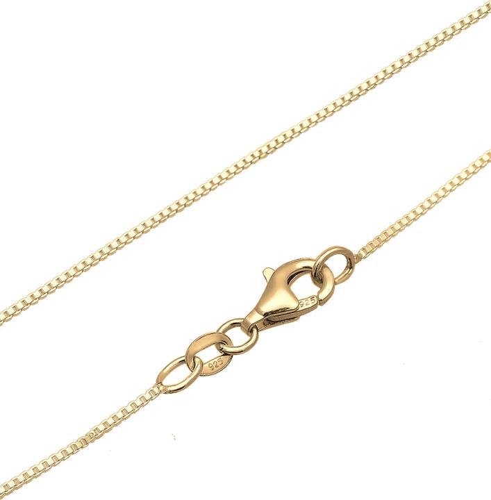 Immagine prodotto Elli mit Plättchen-Anhänger Vintage Look (Argento, 60 cm)