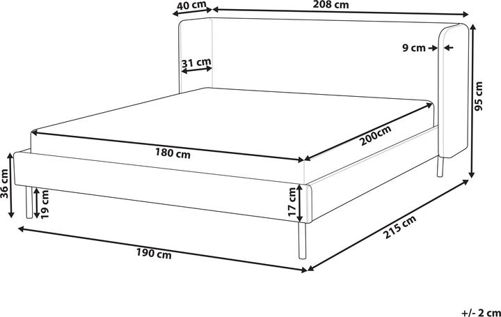 Actual product image Beliani Arette (180 x 200 cm)