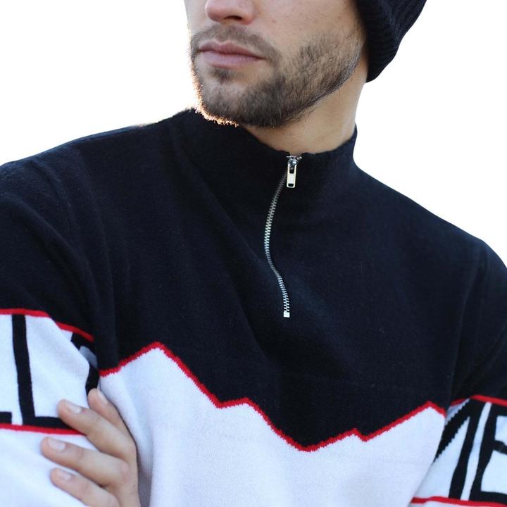 Produktbild Bellemere Pullover Half-Zipped Cashmere Blend Sweater (M)