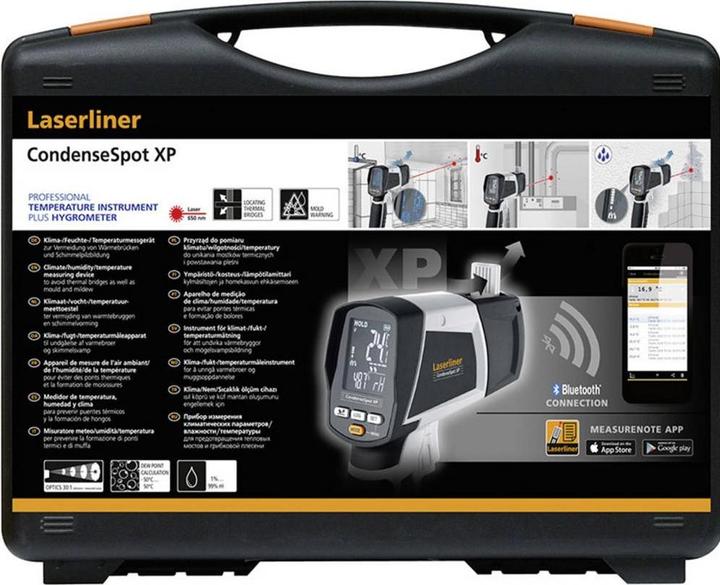Produktbild Laserliner Luftfeuchtemessgerät (Hygrometer) CondenseSpot XP (-40 to 800 HR 30:1BLE)