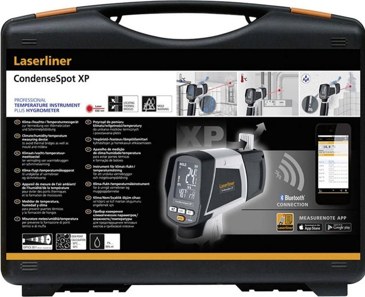 Immagine prodotto Laserliner Misuratore di umidità (igrometro) CondenseSpot XP (da -40 a 800 HR 30:1BLE)