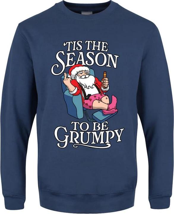 Produktbild Grindstore 'Tis The Season To Be Grumpy Weihnachtspullover (L)