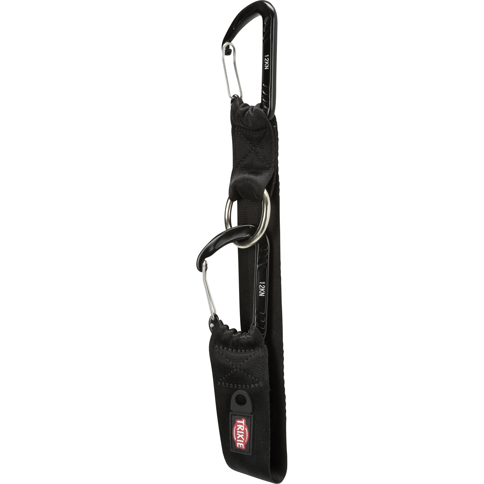 3x Trixie Universal-Anschnallschlaufe, Bergsteigerhaken (Hund, Faltbar), Tiertransport