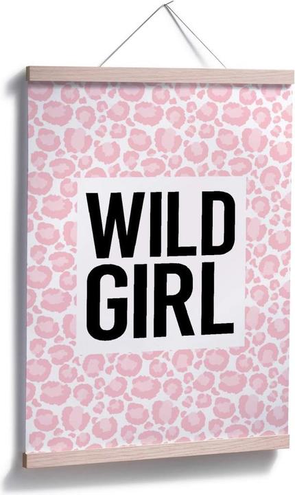 Immagine prodotto Trenddeko Leopardo - Ragazza selvaggia (40 x 50 cm)