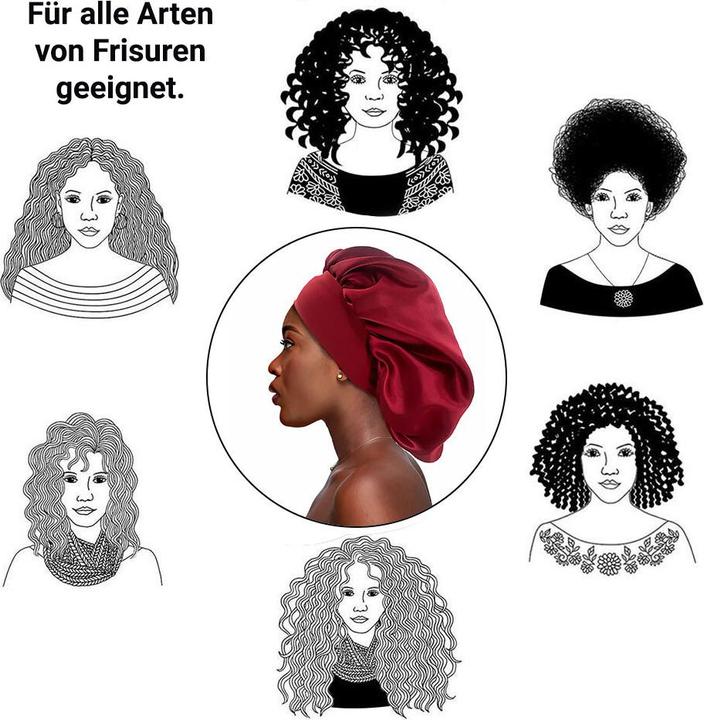 Produktbild Silana Beauty Satin Haarschlaf-Haube