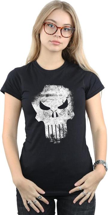 Immagine prodotto The Punisher Distrressed Skull Maglietta Donna (M)