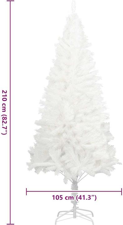 Actual product image vidaXL künstlicher Weihnachtsbaum (210 cm)