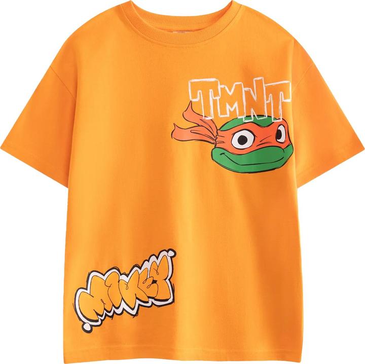 Actual product image Teenage Mutant NT Boys Michelangelo Short-Sleeved T-Shirt (134)