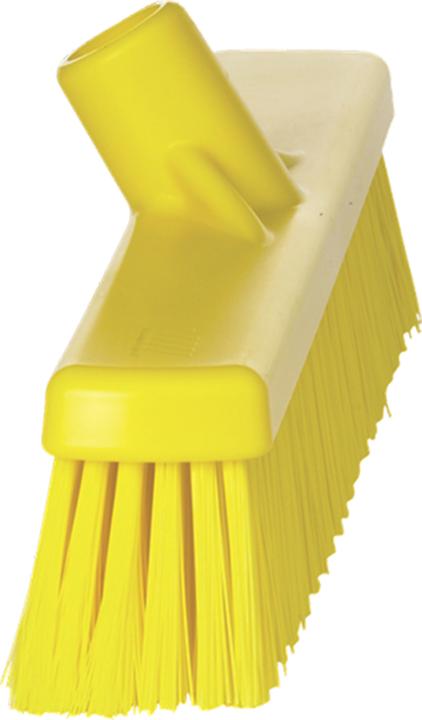 Actual product image Vikan Broom 410mm Soft/Stiff, Yellow (10 pcs.)