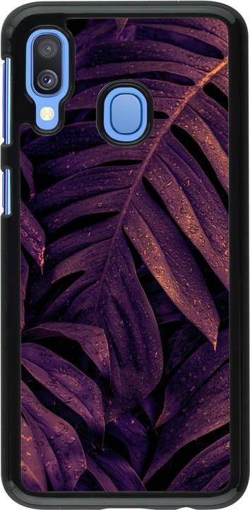 Produktbild PhoneLook Hülle Purple Light Leaves (Samsung Galaxy A40)