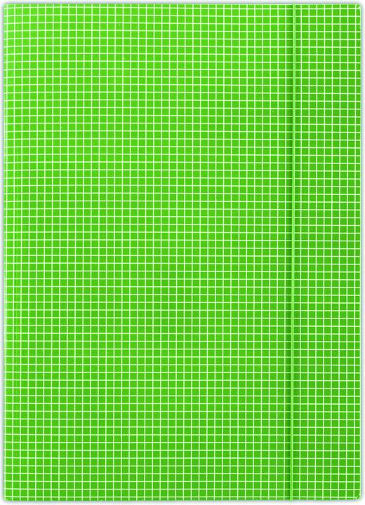 Produktbild Donau Sammelmappe, karton, a4, 400g/m2, 3 klappen, grün, kariert