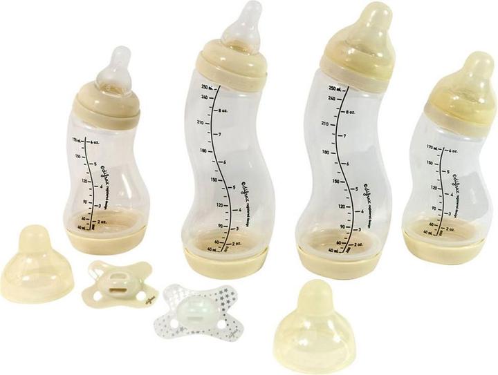 Immagine prodotto Difrax Starter set neonato 4 biberon e 2 nuggies (170 ml)
