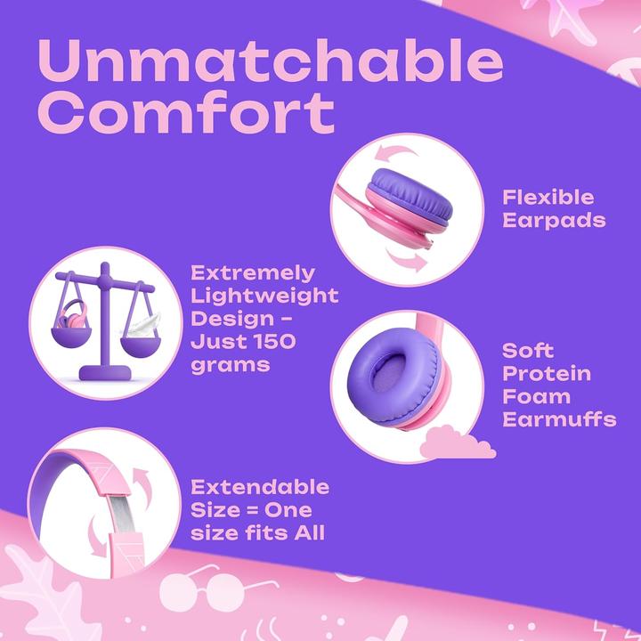 Immagine prodotto PowerLocus PLED Kinderkopfhörer kabelgebunden pink