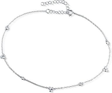 Immagine prodotto JVD Silver Bracelet With Clear Zircons