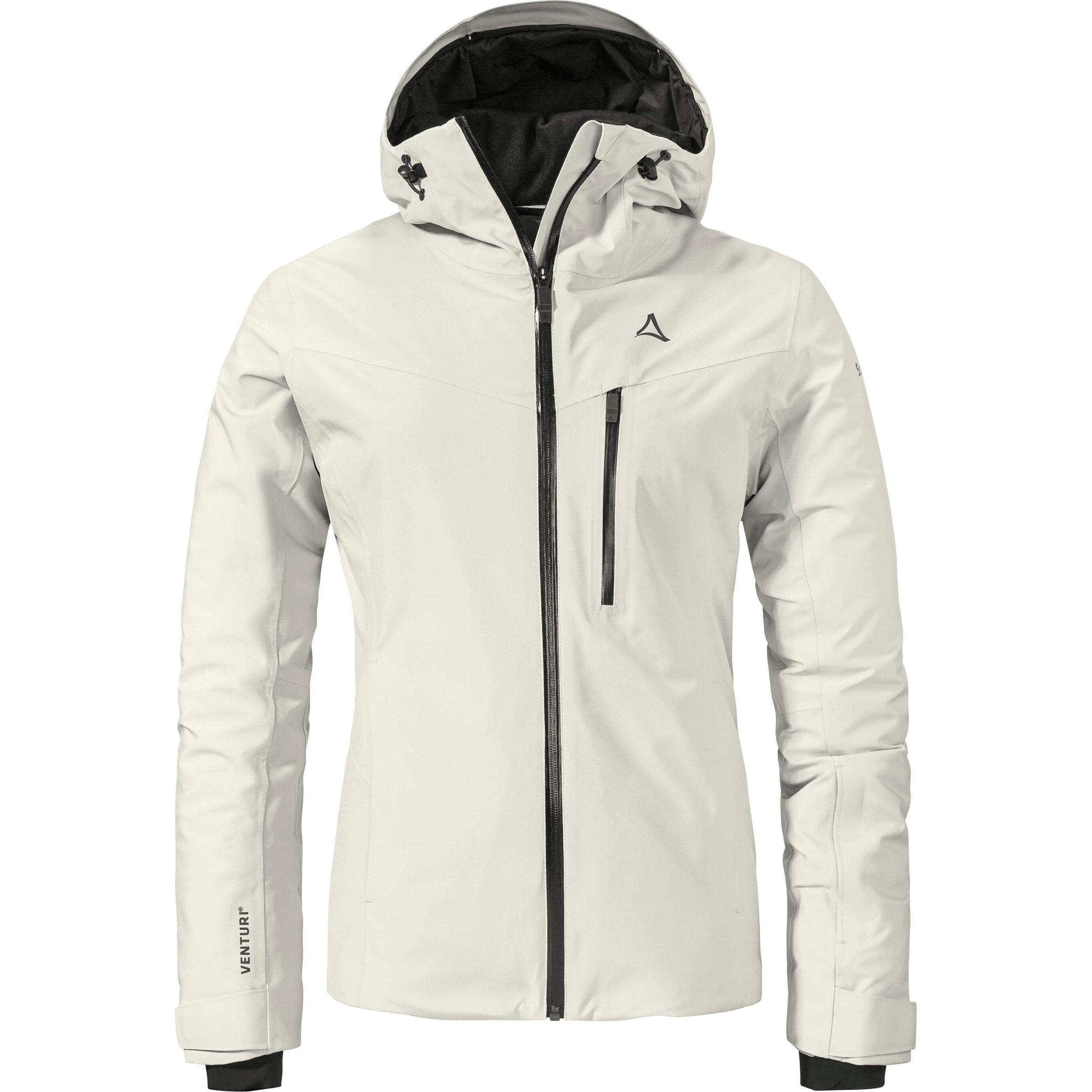 Schöffel, Damen, Skijacke, Women's Jacket Nollen (42), Weiss, 42