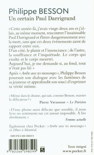 Immagine prodotto Un certain Paul Darrigrand (Francese, Philippe, BESSON, 2020)