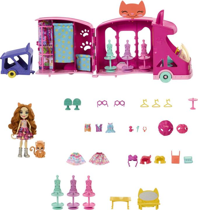 Actual product image Enchantimals Modenschau-Mobil