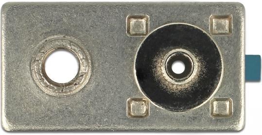 Actual product image Delock FAKRA Z plug spring pin for crimping 1 prepunched hole (Cable)