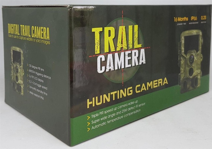 Actual product image Coolife Photo Trap 21MP 1080P (incl. 32GB SD)