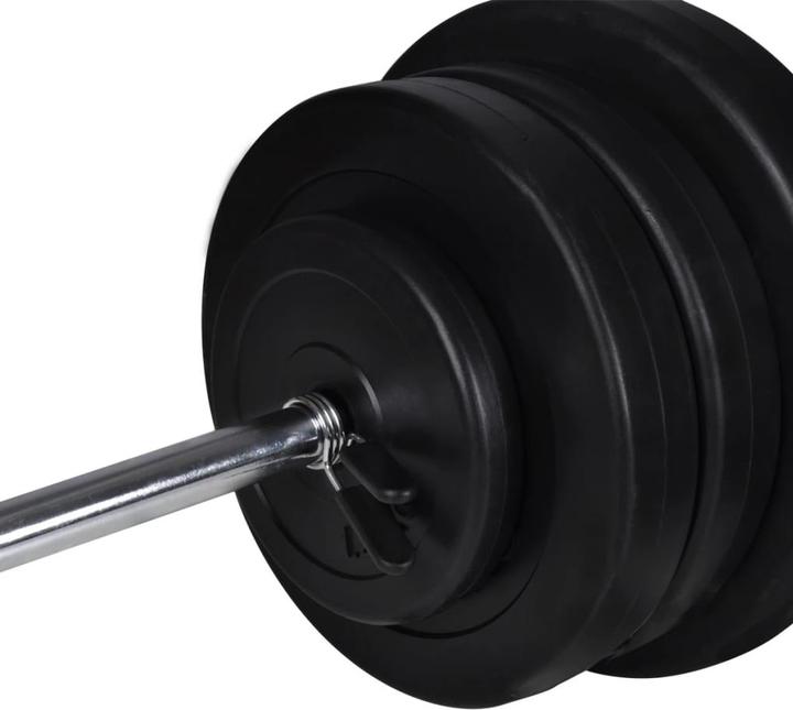 Actual product image vidaXL Langhantelständer