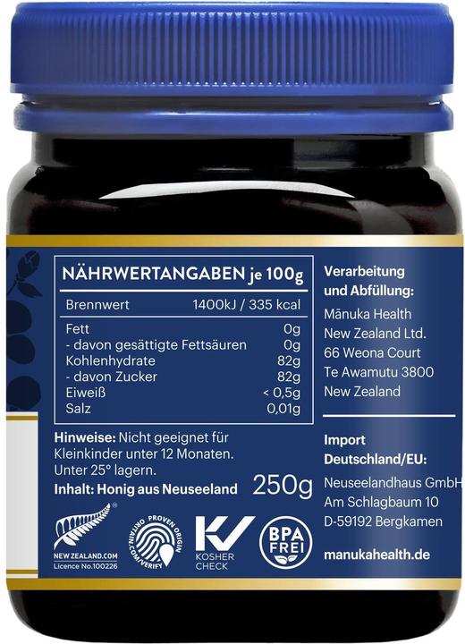 Actual product image Manuka Health MGO 850+ Manuka Honey 250 g (250 g)
