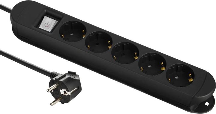 Actual product image Magni 5-socket power strip H05VV-F3G1.5 3m with magnet FORTIS (5 x, 3 m)
